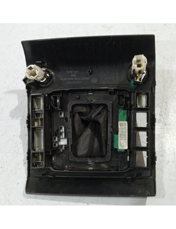 Moldura Manopla Câmbio Aut Amarok 2012 2013 2014 2015 Preto