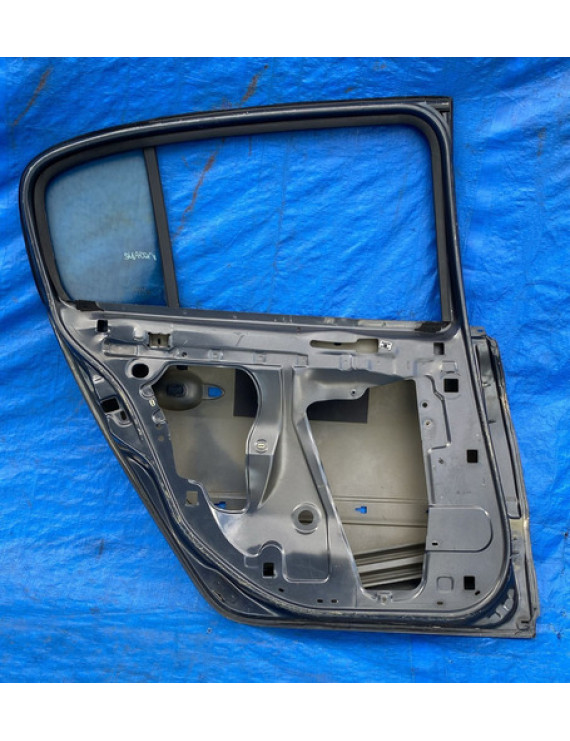Porta Traseira Esquerda Megane 2006 A 2012 Traseira Esquerdo Preto