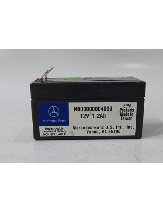 Bateria Auxiliar Mercedes R500 2007 Gla 200 2019 - 12v 1.2ah Direito