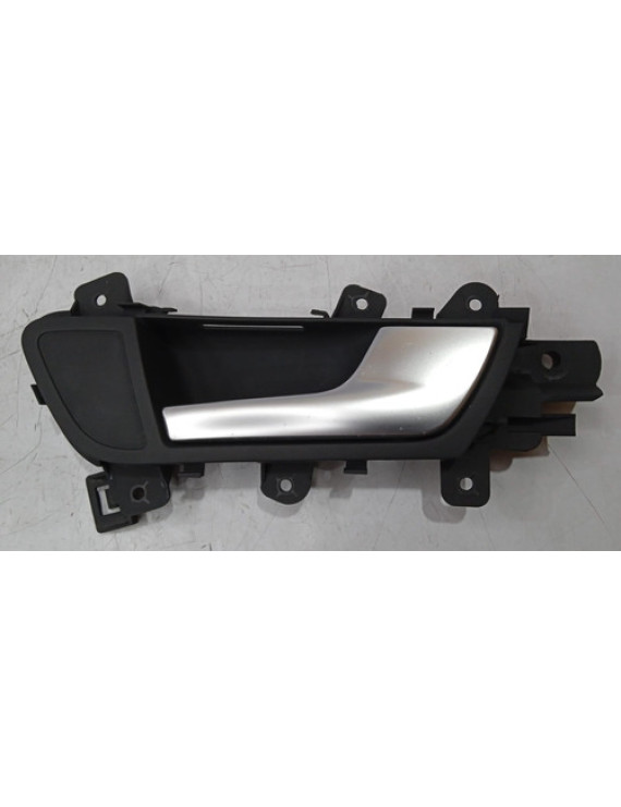 Maçaneta Interna Direita Audi A4 2008 2009 2010 2011 2012 Preto Dianteira/traseira