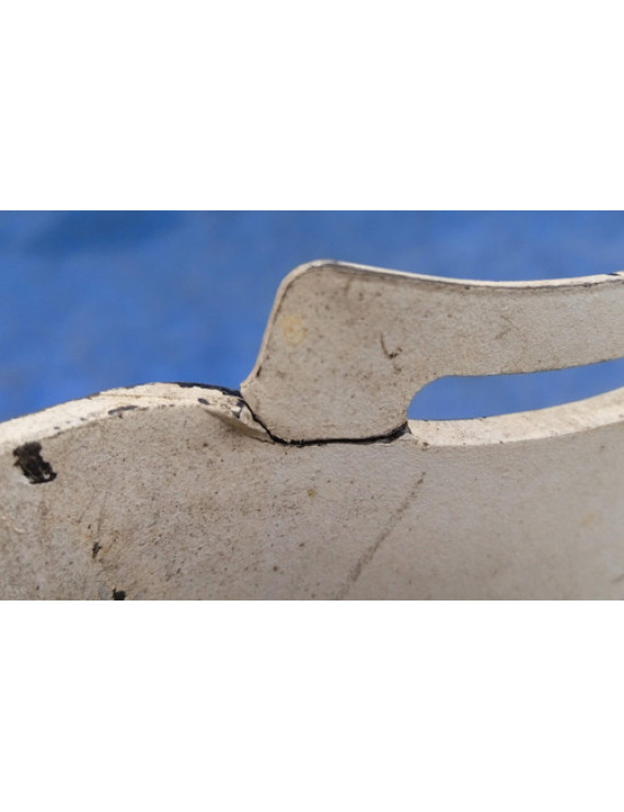 Moldura Grade Ld Esquerdo Peugeot 206 1999 - 2011 Branco Esquerdo