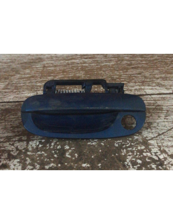 Maçaneta Externa Dianteira Esquerda Peugeot 607 2001 Preto