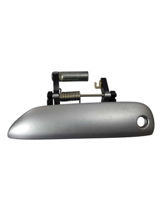 Maçaneta Externa Dianteira Esquerda Honda Fit 2009 - 2014 Prateado Dianteira