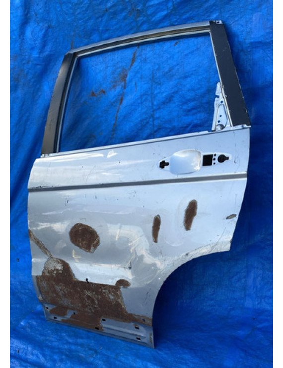 Porta Traseira Esquerda Honda Crv 2008 Á 2011 Traseira Esquerdo Prateado
