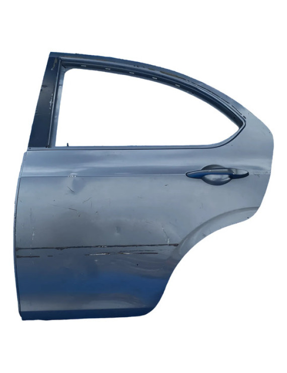 Porta Traseira Esquerda Jac J3 Hatch 2010 A 2013 / Detalhe Traseira Esquerda Cinza