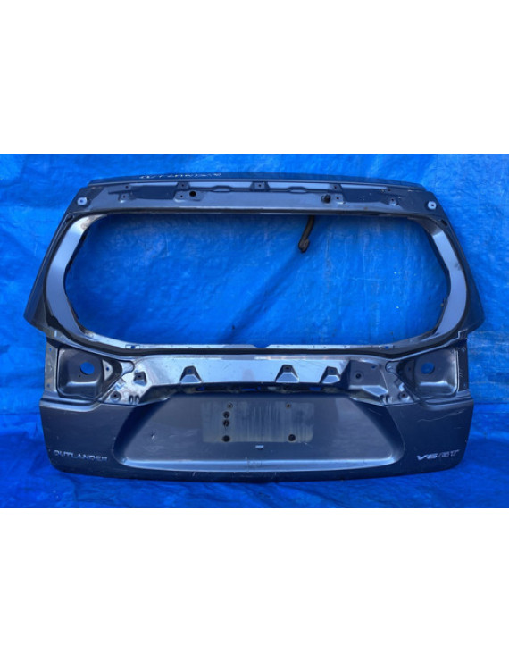 Tampa Traseira Outlander 2007 2008 2009 2010 2011 2012 2013 Cinza-escuro