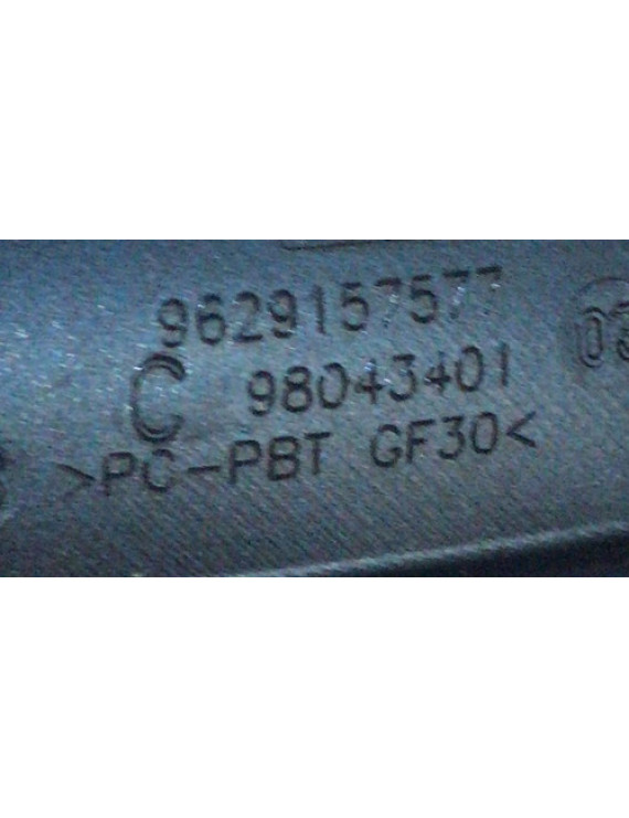 Maçaneta Externa Traseira Esquerda Peugeot 607 2001 Preto