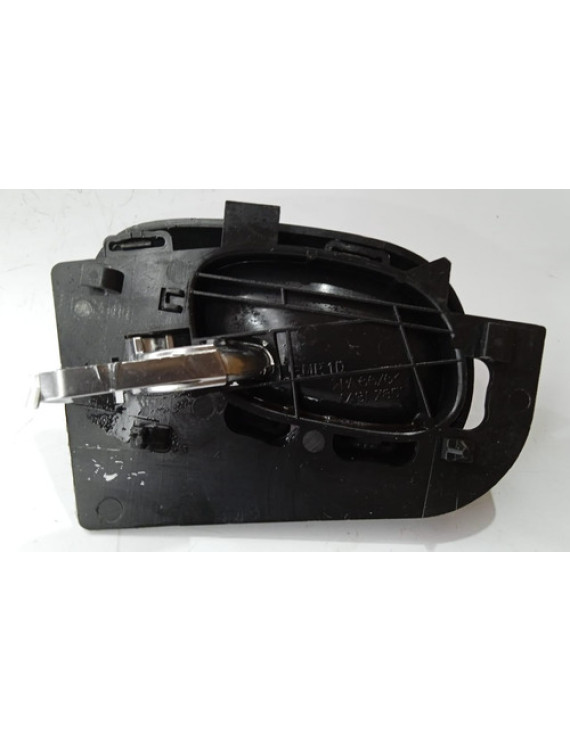 Maçaneta Interna Dianteira Direito Peugeot 207 2005 - 2013 Preto