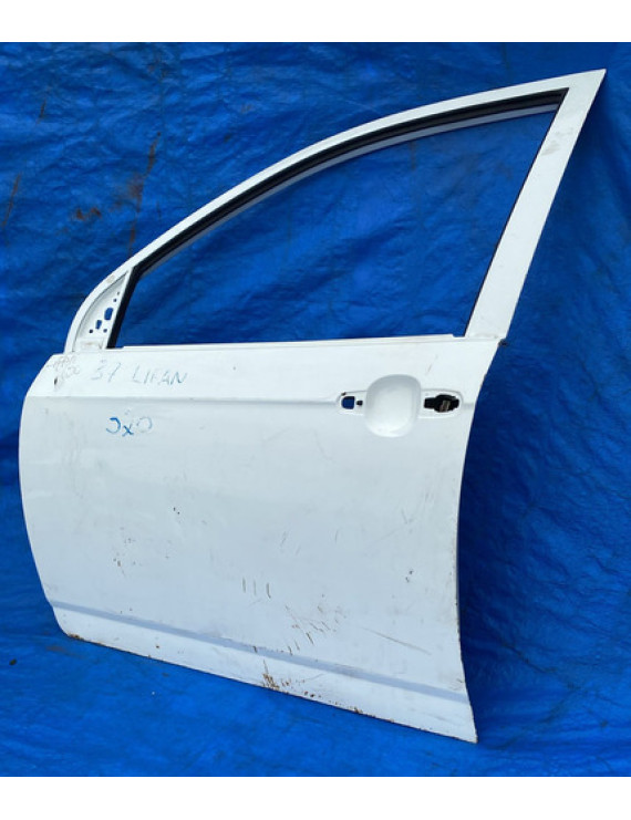 Porta Dianteira Esquerda Lifan 620 2011 A 2016 / Detalhe Dianteira Esquerdo Branco