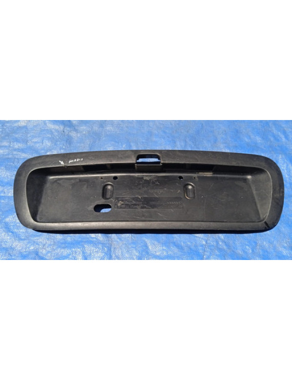 Moldura Placa Traseira Renault Megane 1995 - 1999 / Detalhe Preto
