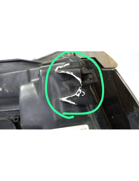 Farol Esquerdo Ford Edge 2011 2012 2013 2014 Detalhe Esquerdo/motorista