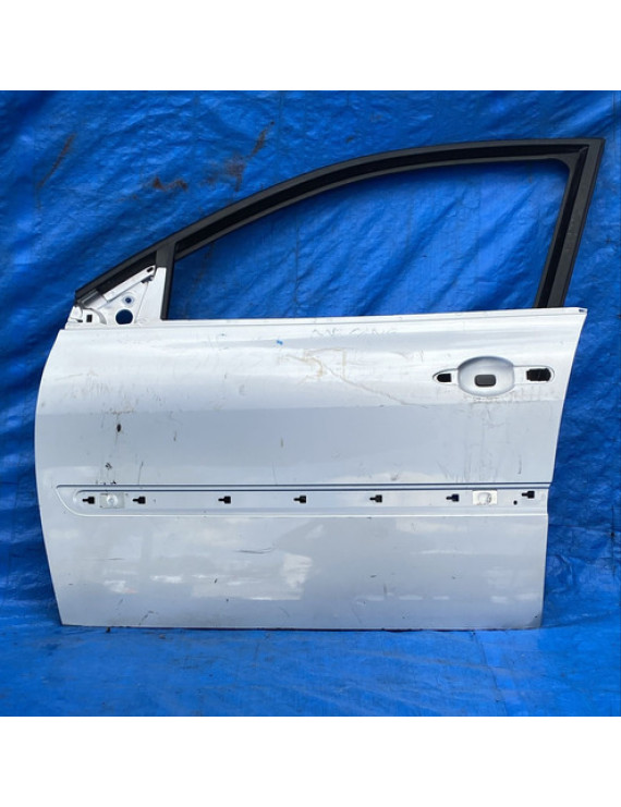 Porta Dianteira Esquerda Megane 2007 A 2012 Dianteira Esquerdo Prateado