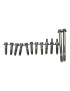 Kit Parafuso Cárter Fusion 2.0 2017 2018 2019 2020 Preto