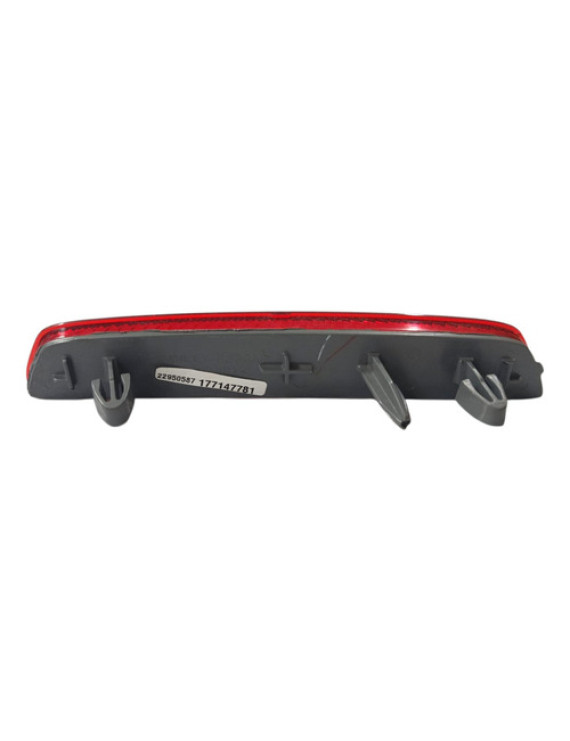 Refletor Olho De Gato Parachoque Tracker 2013 2014 2015 2016 Vermelho