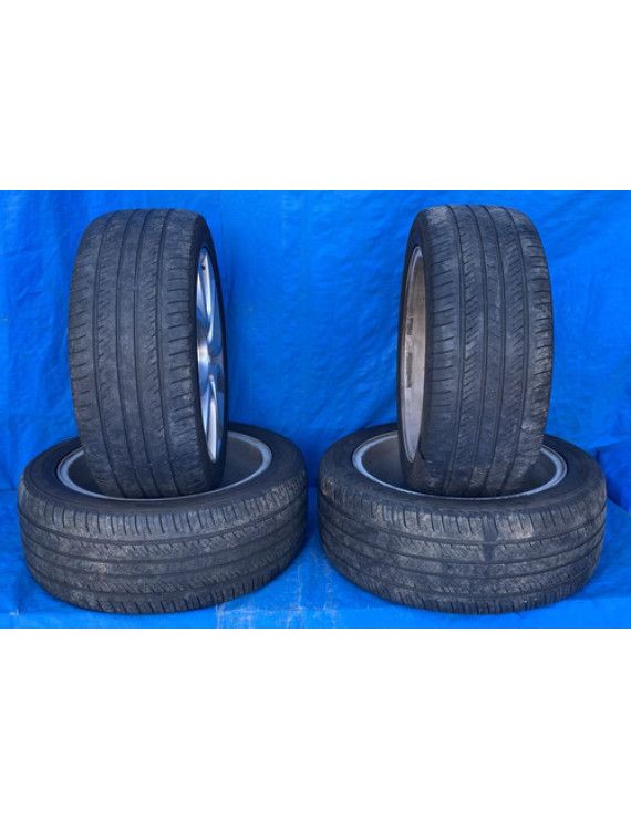 Jogo De Rodas Peugeot 508 2012 2013 014 Aro 18 Prateado