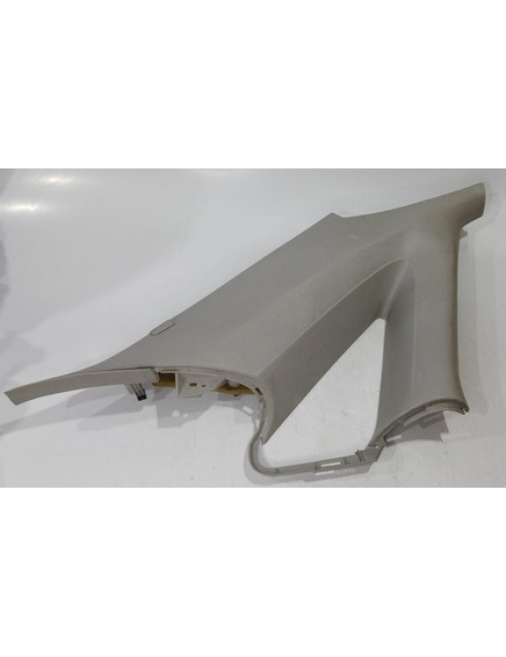 Moldura Vidro Fixo Traseiro Esquerdo Focus Sedan 2000 - 2009 Cinza Claro