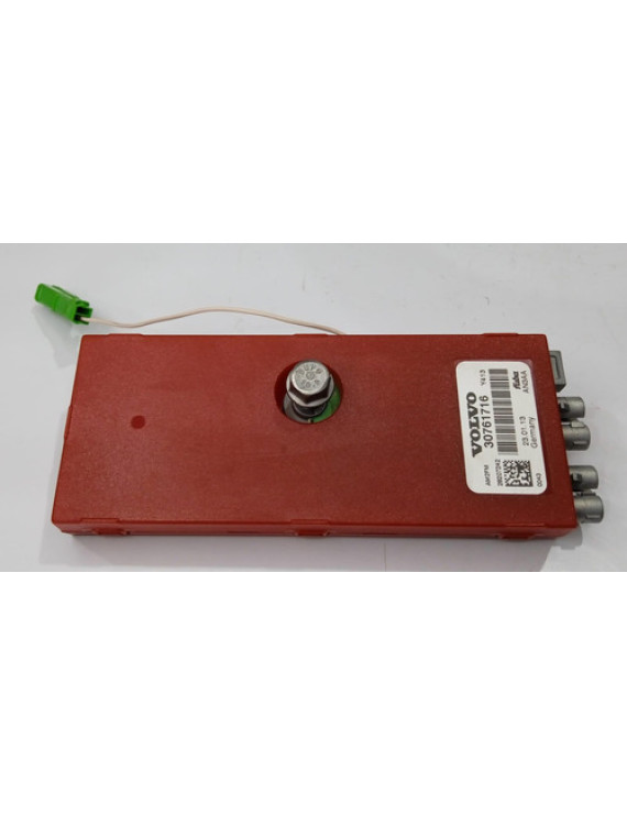 Antena Amplificadora Volvo Xc60 2008 - 2015 Vermelho