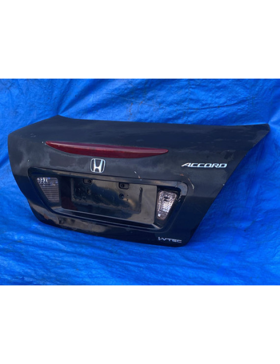 Tampa Traseira Honda Accord 2003 A 2007 / Detalhe Preto