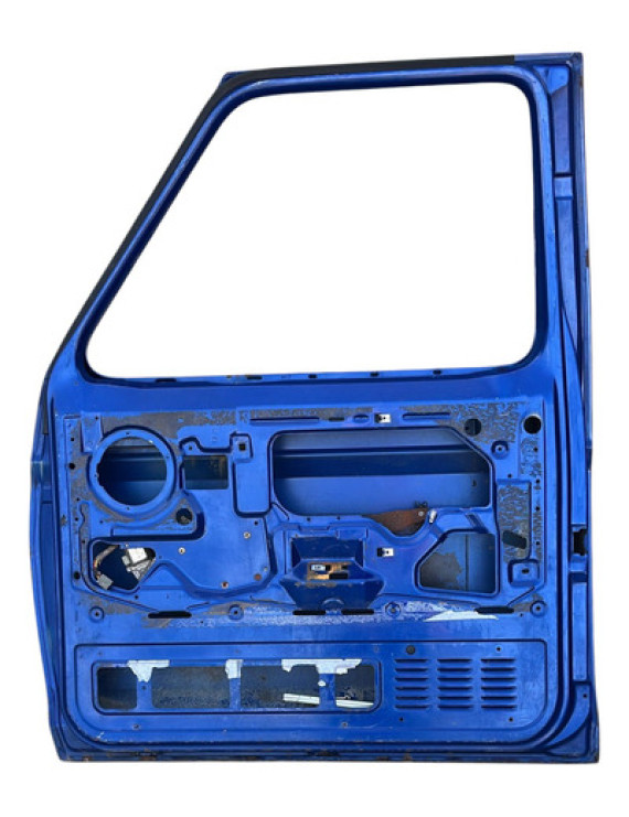 Porta Dianteira Direita Ford F-1000 1993 A 1998 Detalhe Dianteira Direita Azul