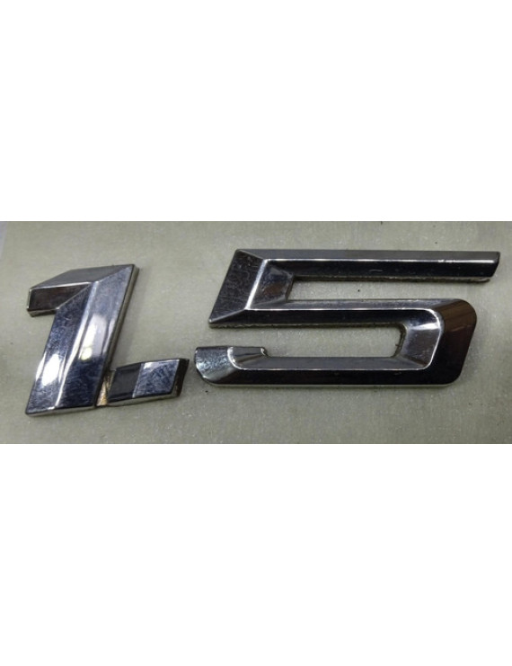 Emblema Tampa Traseira Letreiro 1.5 Lifan 530 2015 - 2018 Prateado