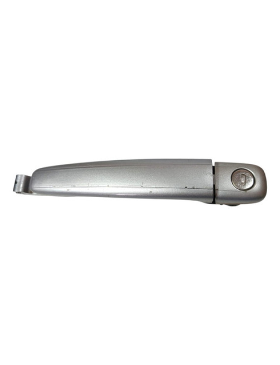 Maçaneta Externa Dianteira Dir Peugeot 307 2004 2005 2006 Prateado Dianteira