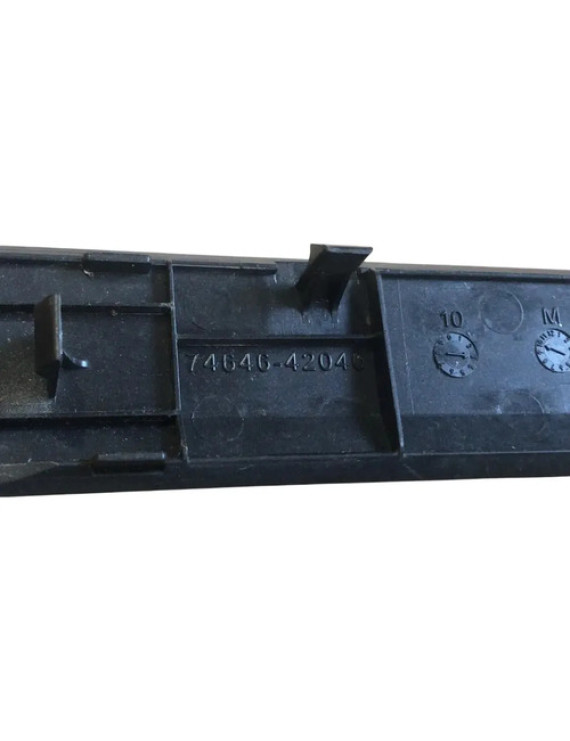 Moldura Puxador Forro Porta Traseira Esquerda Rav4 2013 Prateado