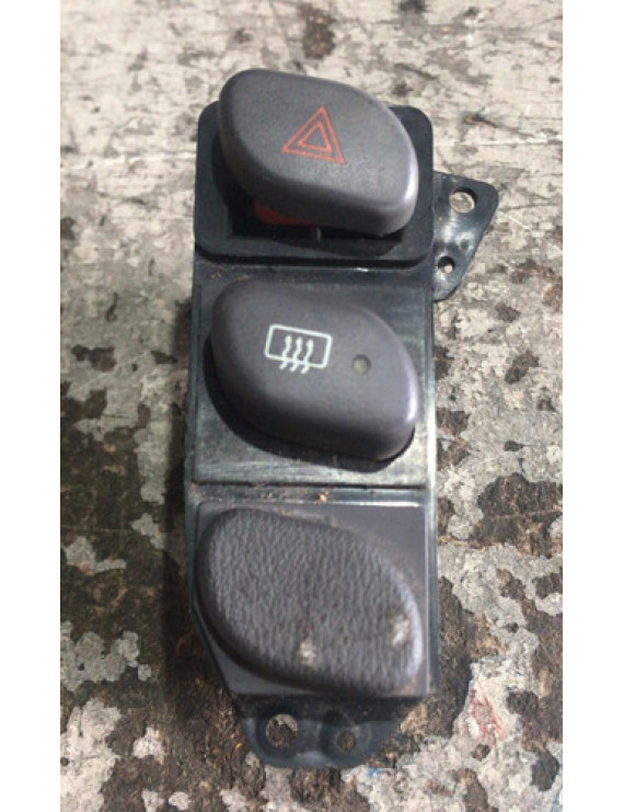 Comando Pisca + Desembaçador Eclipse 1995 - 2000 Preto