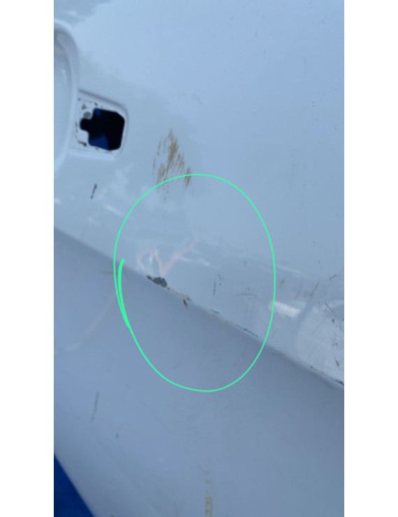 Porta Traseira Direita Peugeot 308 2011 A 2019 / Detalhe Traseira Direita Branco