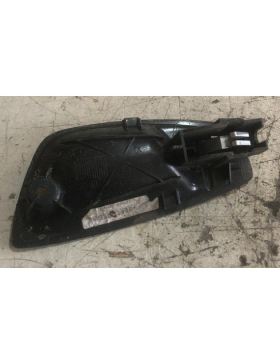 Maçaneta Interna Dianteira Direita Bmw 120 2006 - 2012 Prata Preto Dianteira