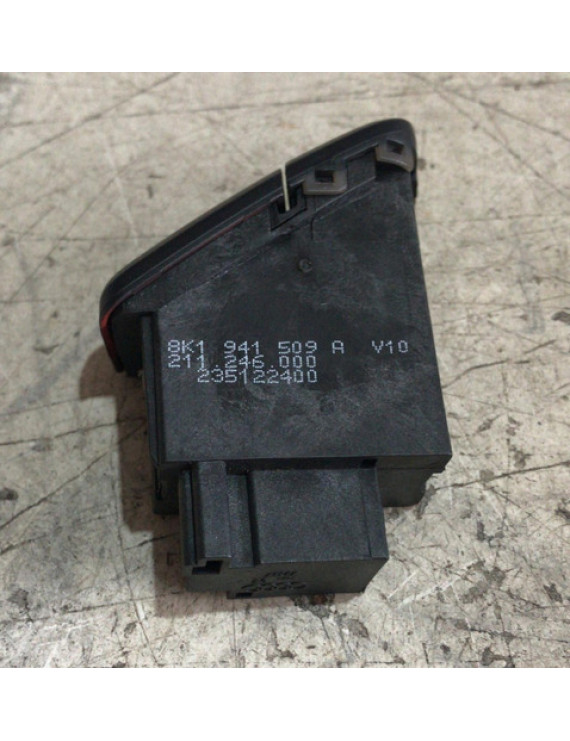 Botão Pisca Alerta Audi A5 2010 - 2012  Preto