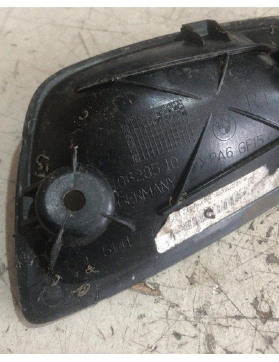 Maçaneta Interna Dianteira Direita Bmw 120 2006 - 2012 Prata Preto Dianteira