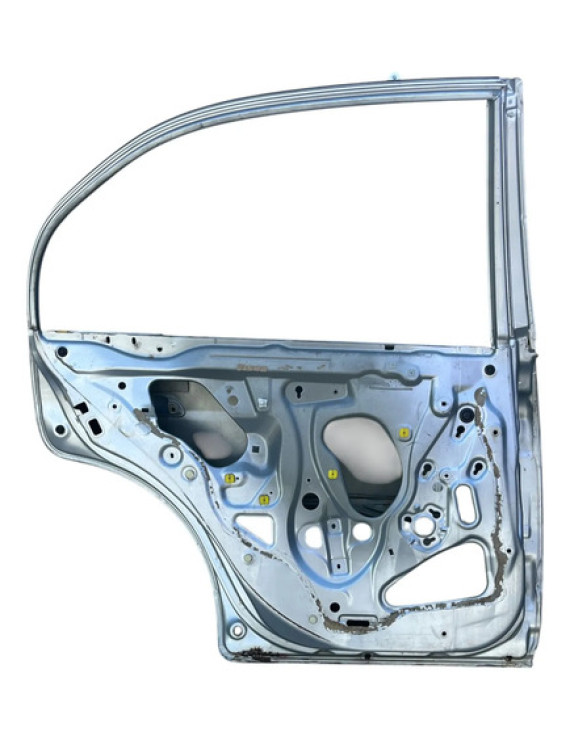 Porta Traseira Esquerda Honda Civic 2001 A 2006 Traseira Esquerdo Prateado