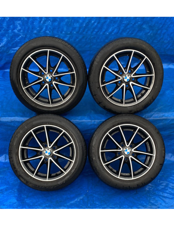 Jogo Rodas Bmw 118i 116i 320i 2010 2011 2012 Aro 16 Preto