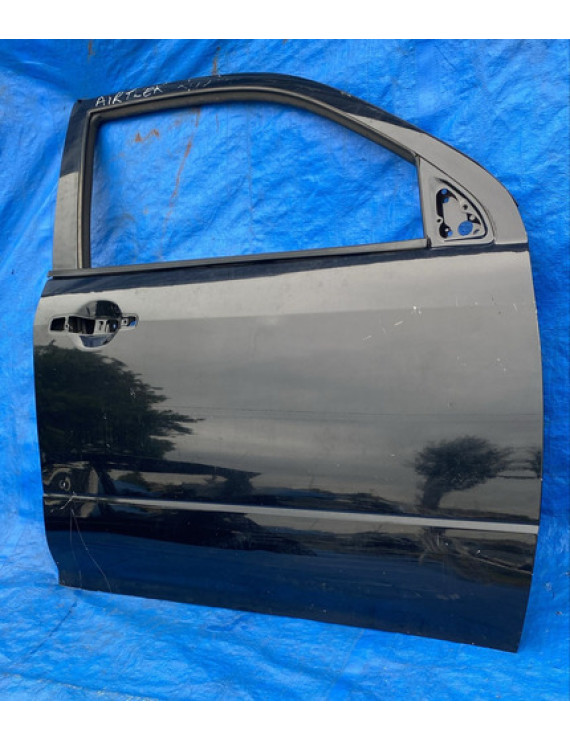 Porta Dianteira Direita Mitsubishi Airtrek 2003 - 2008 Dianteira Direita Preto
