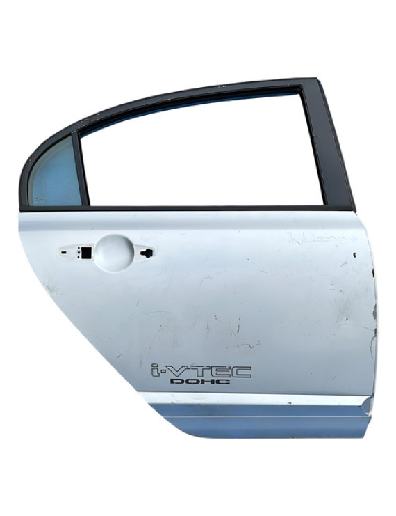 Porta Traseira Direita New Civic 2007 A 2011 Traseira Direita Prateado
