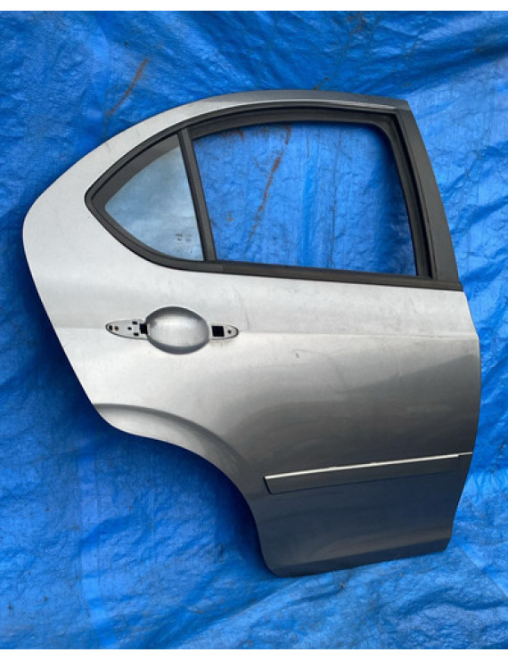Porta Traseira Direita Jac J3 Sedan 2010 A 2016 Traseira Direita Prateado