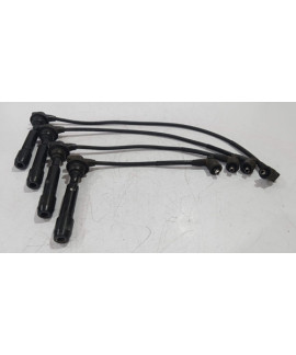 Kit Cabo Velas Bobina I30 Tucson 2.0 16v 2006 - 2015 Preto
