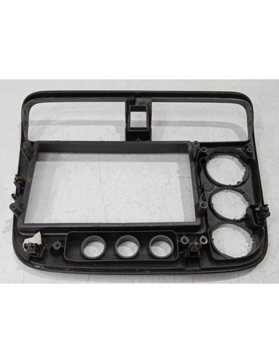 Moldura Painel Som Honda Civic 2001 - 2006 Preto