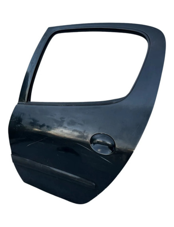 Porta Traseira Esquerda Peugeot 206 207 2001 - 2012 Traseira Esquerdo Preto