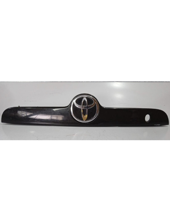 Moldura Friso Tampa Traseira Corolla 2003 - 2008 Preto