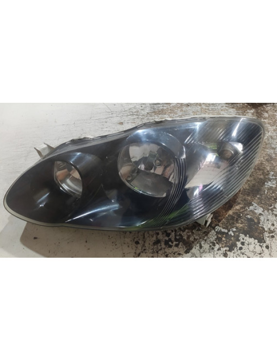 Farol Esquerdo Toyota Corolla Fielder Fumê 2006 Esquerdo