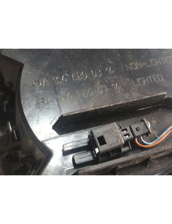 Porta Copos Mercedes Ml320 Ml350 2006 07 08 2009 2010 2011  Preto