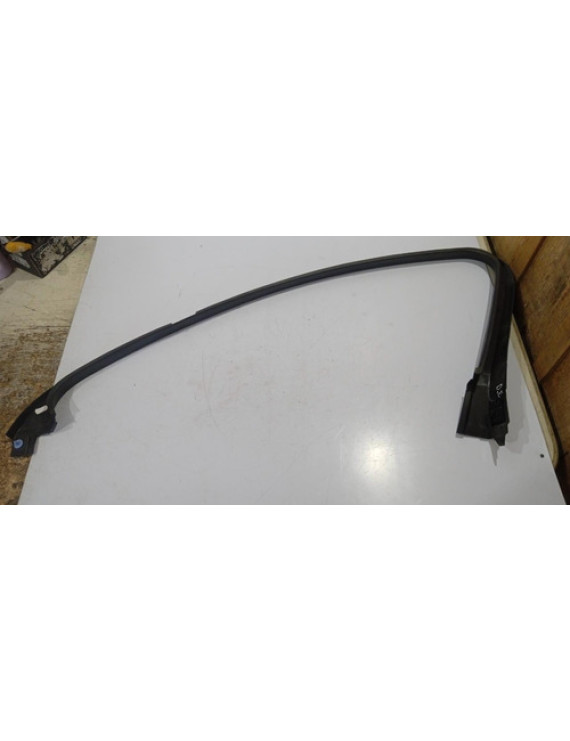 Moldura Interna Porta Dianteira Esquerda Peugeot 508 2014 Preto