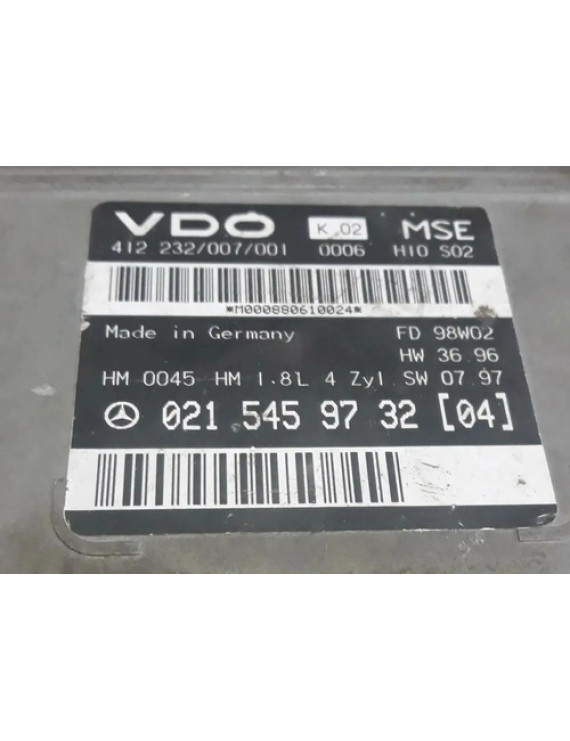 Módulo Injeção Mercedes C200 C180 1995 - 2000 / 0215459732