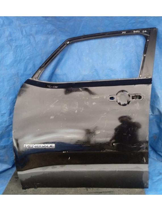 Porta Dianteira Esquerda Renegade  2016 2017 2018 2019 2020 Dianteira Esquerdo Preto