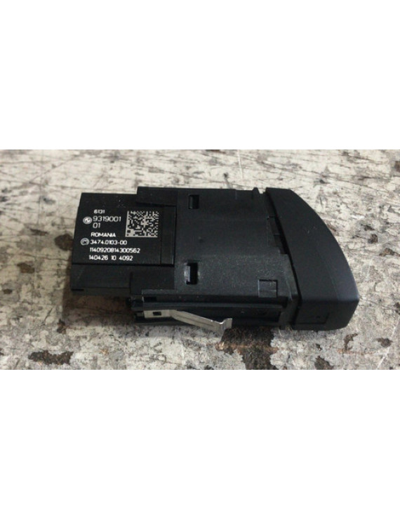 Botão Pisca Alerta Bmw X3 2015 2016 Preto