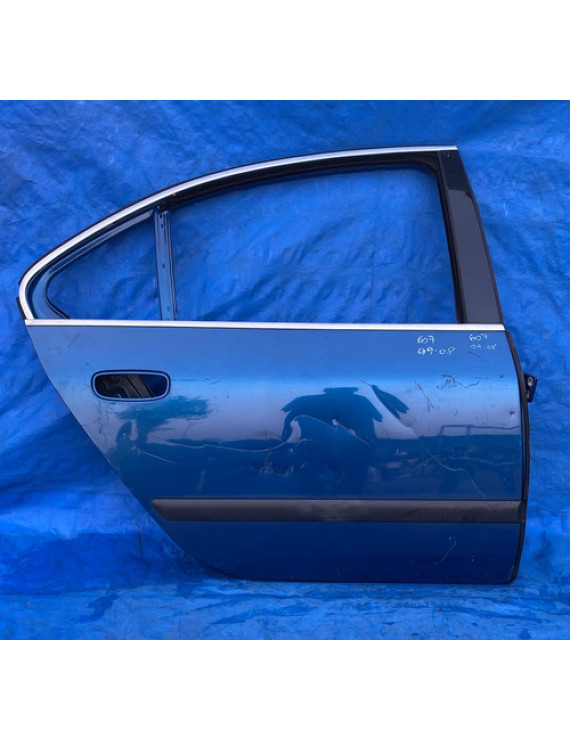 Porta Traseira Direita Peugeot 607 1999 A 2008 Traseira Direita Azul