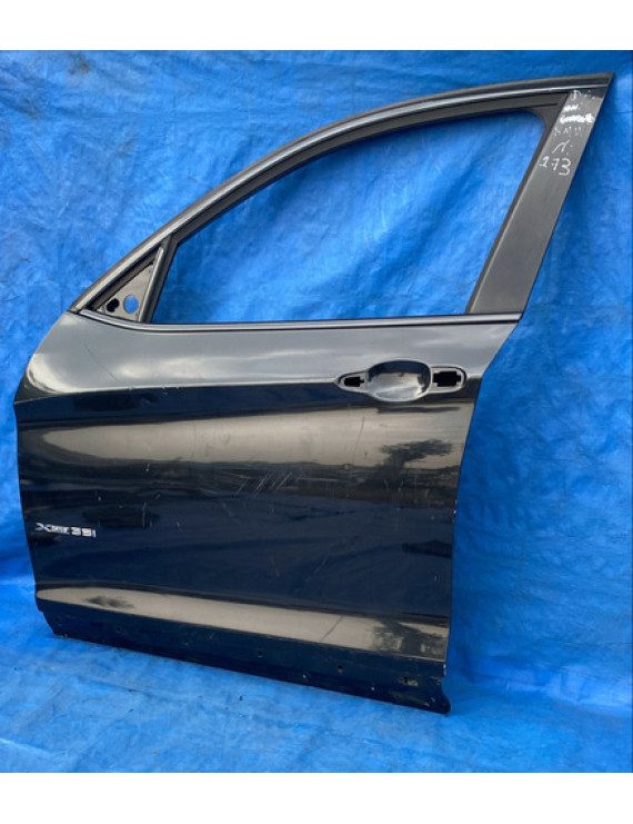 Porta Dianteira Esquerda Bmw X4 2016 2017 Dianteira Esquerdo Preto