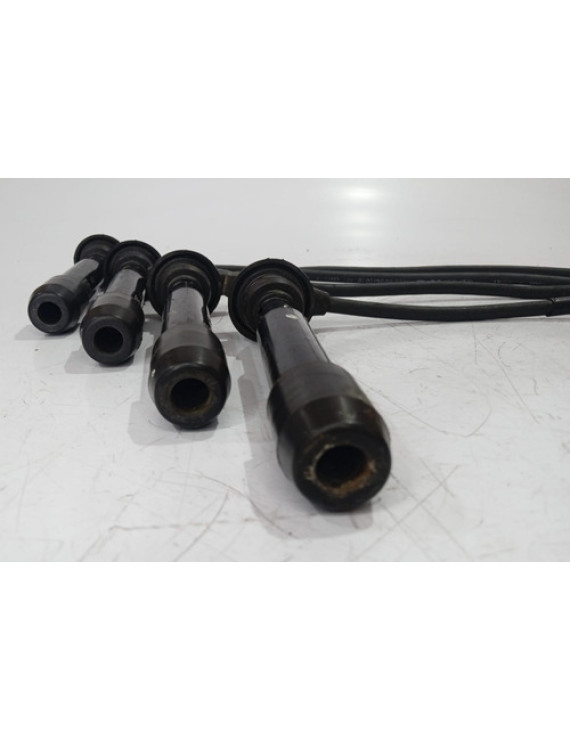 Kit Cabo Velas Bobina I30 Tucson 2.0 16v 2006 - 2015 Preto