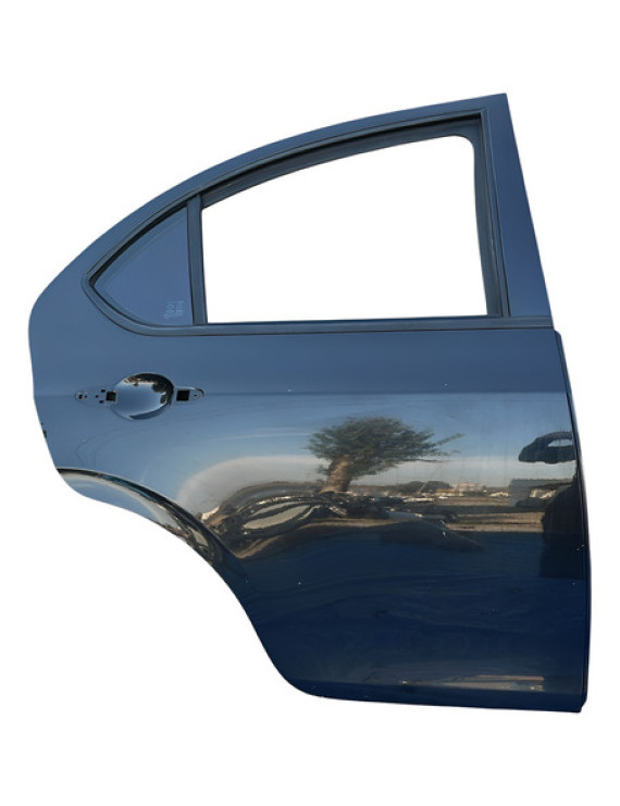 Porta Traseira Direita Jac J3 Hatch 2010 A 2014 Traseira Direita Preto